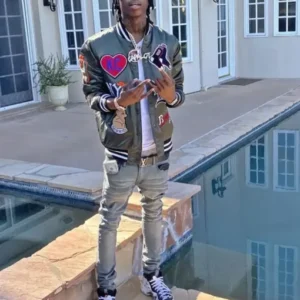 Polo G Varsity Jacket Style 5