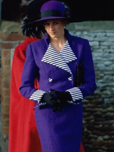 Princess Diana Sandringham Christmas Day Coat