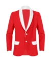Red Christmas Blazer Style 2