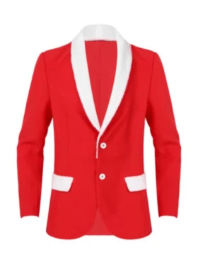 Red Christmas Blazer Style 2