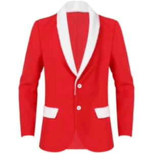 Red Christmas Blazer Style 2