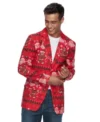 Red Christmas Blazer Style 5