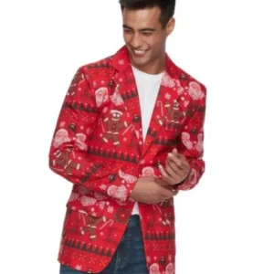 Red Christmas Blazer Style 5
