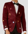 Red Christmas Blazer Style 7
