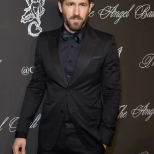 Ryan Reynolds Black Full Suit