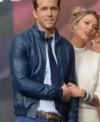 Ryan-Reynolds-Blue-Bomber-Real-Leather-Jacket