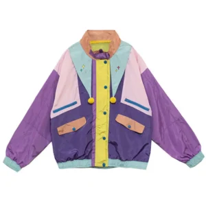 80s Color Block Jacket