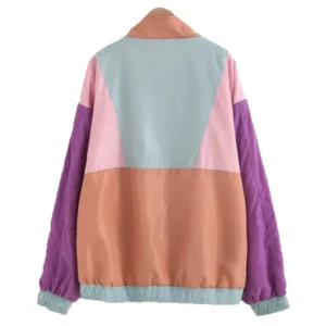 80s Color Block Jacket Back