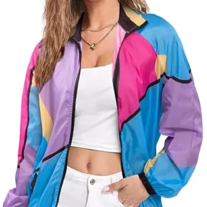 90s Color Block Jacket