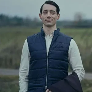 Adam Lundgren The Conference 2023 Blue Puffer Vest