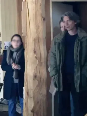 Anatomy of a Fall Swann Arlaud Green Cotton Jacket