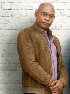 Bokeem Woodbine Old Dads Suede Bomber Jacket