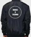 CRSSD Black Bomber Jacket Back