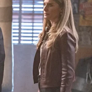 Caitlin Bassett Quantum Leap S02 Leather Jacket