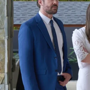 Charlie Weber Mystery Island Royal Blue Suit