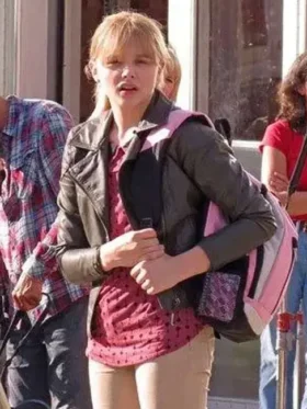 Chloe Grace Moretz Kick Ass 2 Leather Jacket