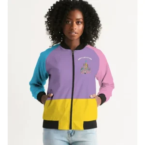 Color Block Bomber Jacket