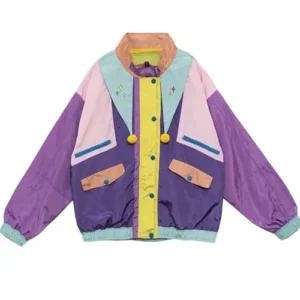 Color Block Jacket 80s