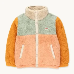 Color Block Sherpa Jacket