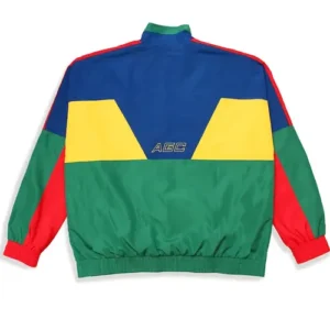 Color Block Windbreaker Jacket Back
