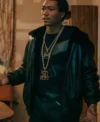 Demetrius Lil Meech Flenory BMF 2021 Demetrius Big Meech Flenory Black Leather Jacket