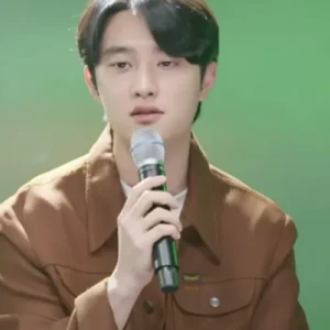 Do Kyungsoo Brown Cotton Jacket