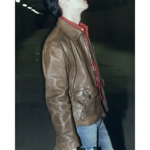Do Kyungsoo Brown Jacket