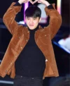 Do Kyungsoo Camel Brown Corduroy Jacket