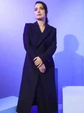 Eve Hewson Flora and Son 2023 Wool Coat