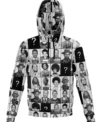 Famous Mugshot Black and White Hoodie