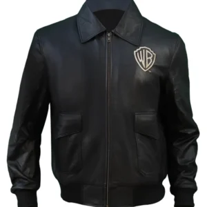 1994 Movie Interview with The Vampire Crew Black Leather Jacket