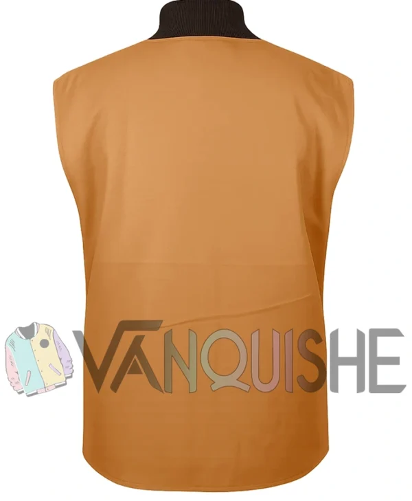 Adam Sandler Waterboy Brown Vest back
