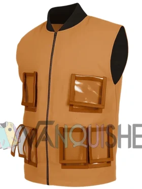 Adam Sandler Waterboy Brown Vest left