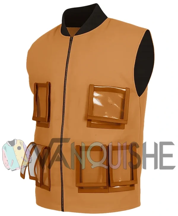 Adam Sandler Waterboy Brown Vest left