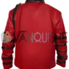 Bad World Tour Red 1987 Michael Jackson Jacket back