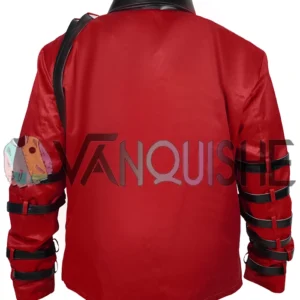 Bad World Tour Red 1987 Michael Jackson Jacket back