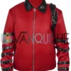 Bad World Tour Red 1987 Michael Jackson Jacket front