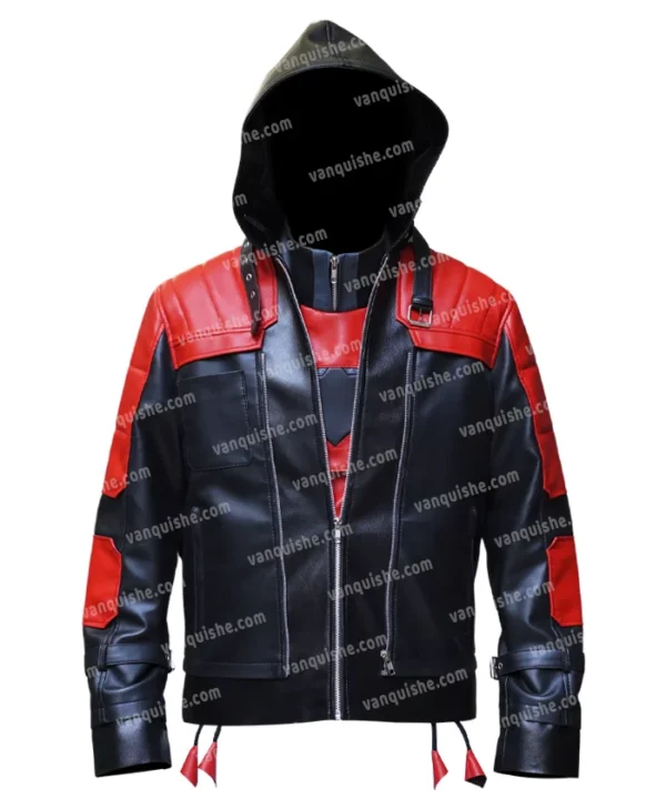 Batman Arkham Knight Jason Todd Red Leather Jacket Main