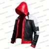 Batman Arkham Knight Jason Todd Red Leather Jacket White Side