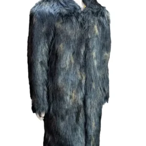 Brad Pitt Fight Club Fur Coat Men