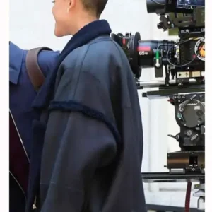 Buy Gossip Girl Julien Calloway Black Shearling Coat