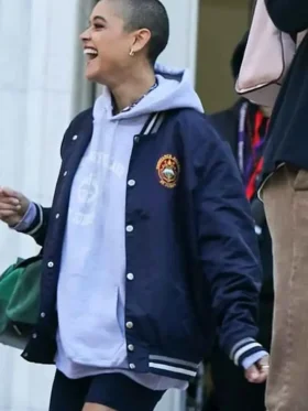 Buy Jordan Alexander Gossip Girl Blue Bomber Jacket