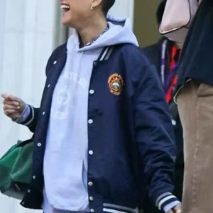 Buy Jordan Alexander Gossip Girl Blue Bomber Jacket