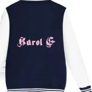 Buy Karol G Blue Baseball Unisex Varsity Bomber Jacket