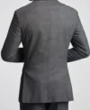 Buy Mens Grey Two Piece Suiting Fabric Dinner Wedding Dress Suit 1