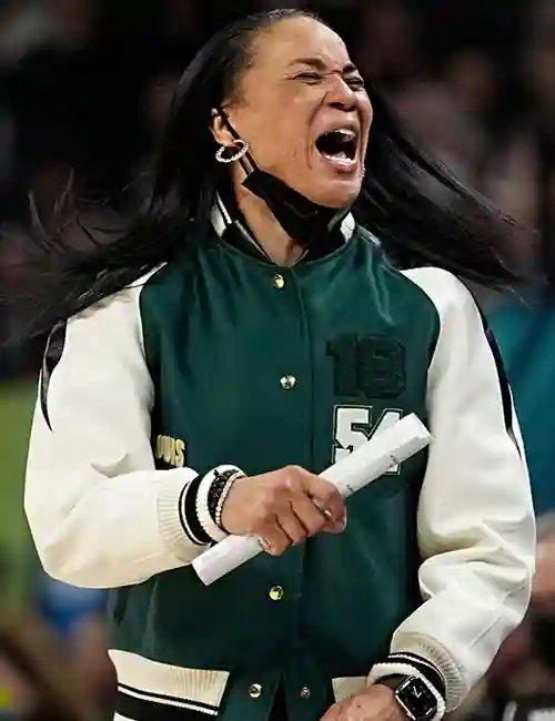 Dawn Staley 54 Green Varsity Bomber Jacket