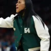 Dawn Staley 54 Varsity Green Bomber Jacket