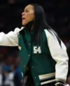 Dawn Staley 54 Varsity Green Bomber Jacket