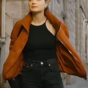 Eve Hewson Flora and Son Puffer Jacket front