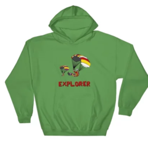 Explorer Hoodie Stranger Things front